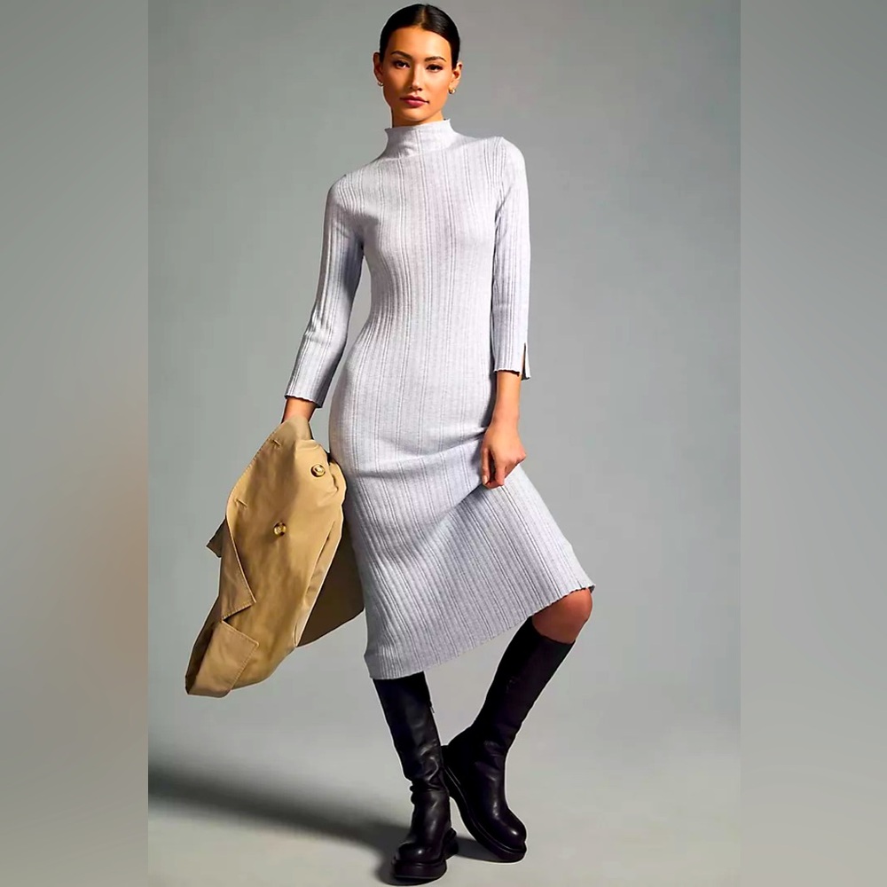 Daily Practice by Anthropologie Textured Column Sweater Dress  1X